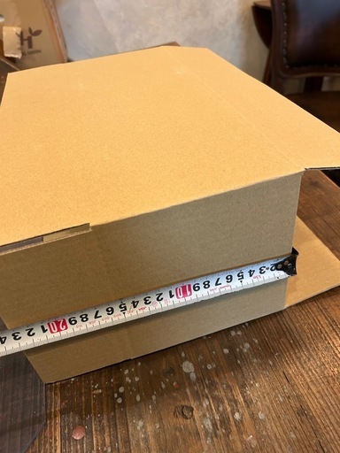 未使用ダンボール組み立て前、メルカリなどの出品に