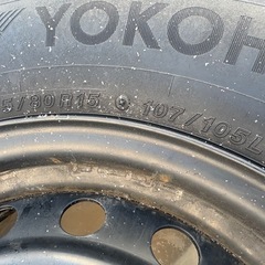 ハイエース用 スタッドレス＋鉄ホイール の画像