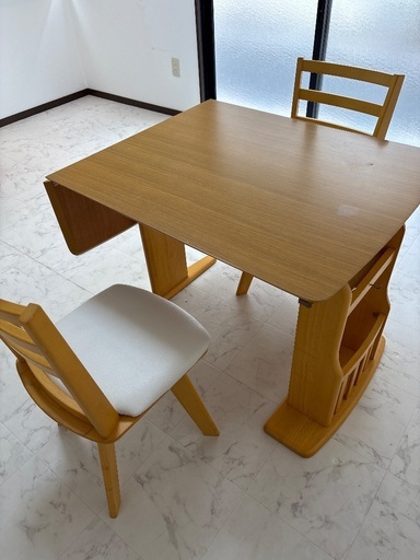 50002人掛けダイニングセットテーブル延長可能 (fukiちゃん) 伊東の