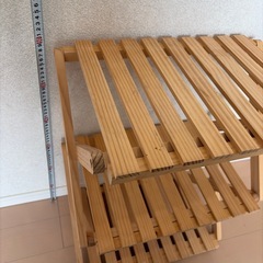 木製3段ラックの画像