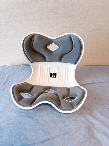 DEZIYUA 姿勢サポート 椅子 ホワイト・グレー