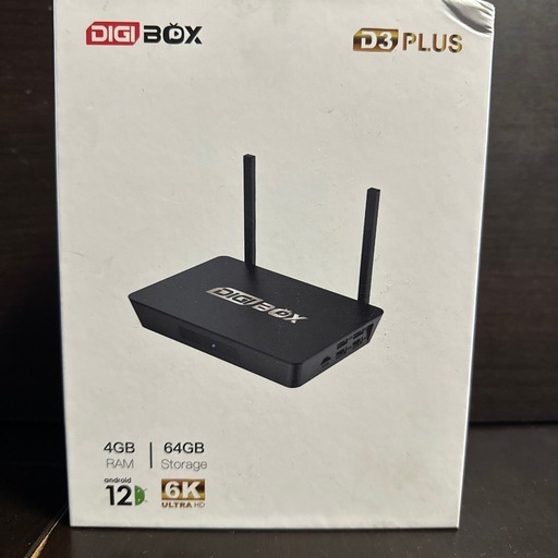 希少 DIGIBOX D3 Plus その他 Digi Box D3 Plus 4GB RAM 64GB Storage