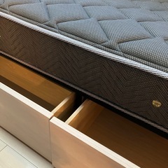 ドリームベッド社　シングルベッド収納付きの画像