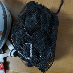 お取引予定者決定子ども用自転車用ヘルメットとサポーターのセットの画像