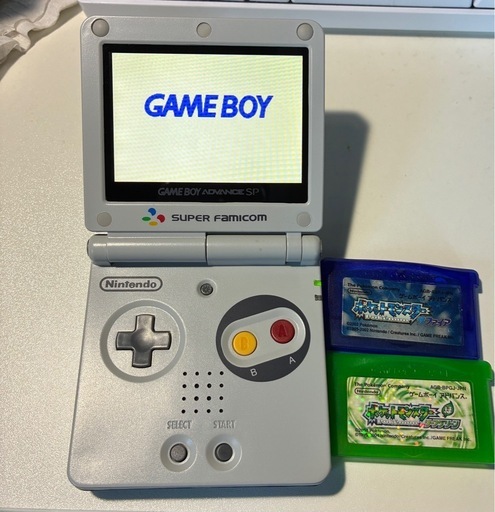 ゲームボーイアドバンスSPとポケモンソフト