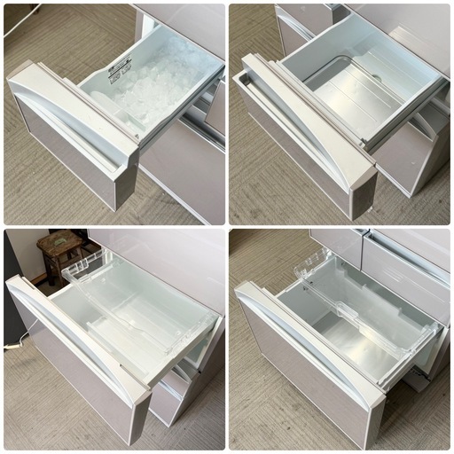 【超美品‼️】東芝  426Lノンフロン冷凍冷蔵庫 自動製氷 高級ガラスドア タッチパネル まんなか野菜室  2013年製