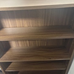 【0円・早い者勝ち】木製4段 本棚／可動棚｜引っ越しのため即引き取り歓迎の画像