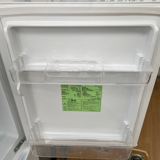 ☆ドリーム荒牧店☆ジモティー割引有☆【クリーニング済み】アイリスオーヤマ/2ドア冷蔵庫/IRSD-14AW/2019年製