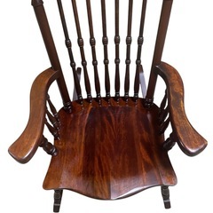 【松本民芸家具】ロッキングチェア ミズメ桜 揺り椅子 304F型の画像