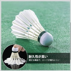 【新品】バドミントンシャトル10個の画像