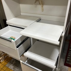 食器棚 ホワイトの画像
