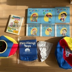 美品ワールドワイドキッズDVD・CD ・CD-ROMフルセット/絵本パペットたちの画像