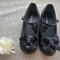 【130】petit main フォーマル ワンピース＆シューズ☆ の画像