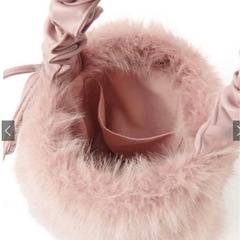 GRL ギャザーハンドルファーバッグ［dd417］ピンクの画像