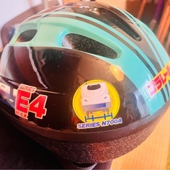 【size 56-57】キッズヘルメット  プラレール　新幹線の画像