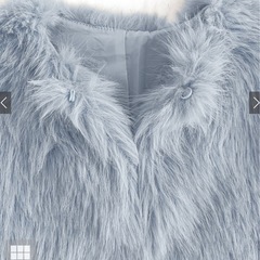 GRL ファーコート【k9254d】 チャコールの画像