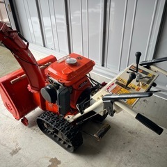 実働 クボタ 除雪機 KSR8F 8馬力 セル付き エンジン始動OK 取引が早い方優先  高岡市の画像