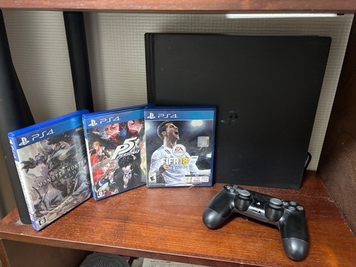 PS4pro 1TBその他ソフト 取引者確定