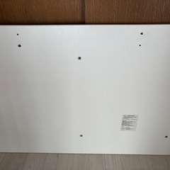 サンワダイレクト　デスク　100cm幅　ホワイトの画像