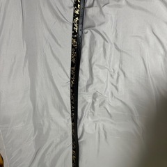 【華やか和柄】黒×金 花柄ベルト ゴールドバックル★美品★多摩市手渡し可の画像