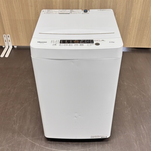 A2016?配送設置?激安‼️最新2024年製HISENSE 4.5kg 洗濯機2024年製HW-K45E?