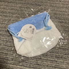 【新品・未使用】ちいかわ ★ ハチワレ　フェイス巾着　人気の画像