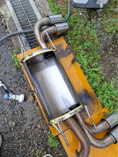 TRD純正加工マフラー86 BRZ TRD 【 TOYOTA 86 (ハチロク) ZN6 / FA20 前期型用 】 ＴＲＤ ZN6 86 TRD前期マフラー　空タイコ仕様