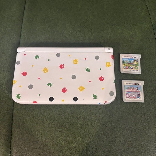 ニンテンドー3DS LL 本体+ソフト2個セット どうぶつの森 とびだせ