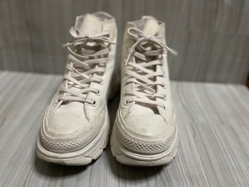 CONVERSE ALL STAR ホワイト 厚底ハイカット