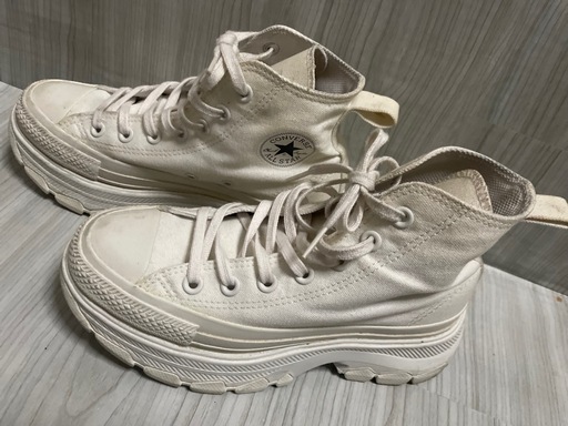CONVERSE ALL STAR ホワイト 厚底ハイカット