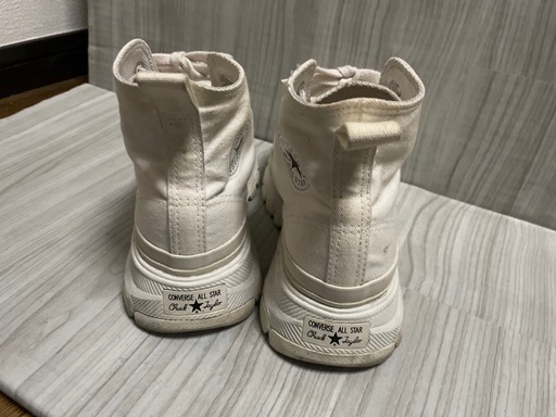 CONVERSE ALL STAR ホワイト 厚底ハイカット