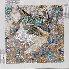 ダイアモンドペインティング　完成品の画像