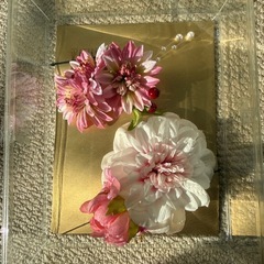 成人式、髪飾りの画像