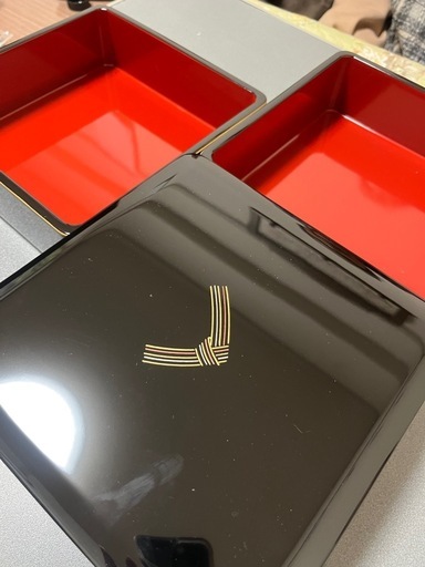 赤黒重箱3段セット
