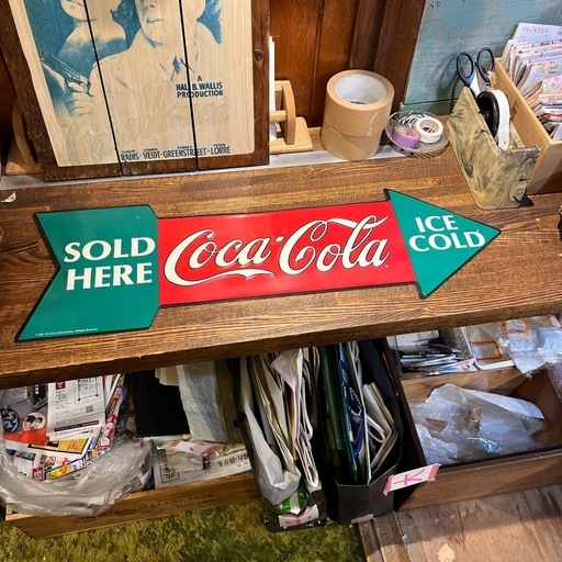 コカコーラ　サインプレート　看板　Coca Cola