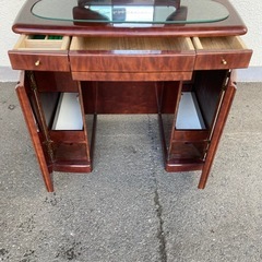 フランスミラー　シーマ　ドレッサー　三面鏡　アンティークの画像