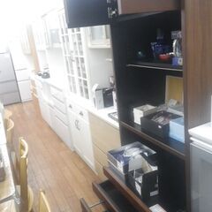 シギヤマ家具 レンジボード サイズ(約)幅71cm、奥行52cm、高さ190cm 上下分割不可 【モノ市場東浦店】41の画像