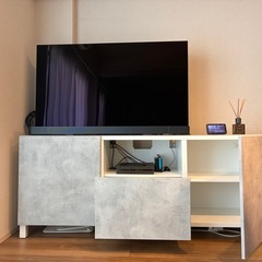 【美品】IKEA「BESTÅ（ベストー）」のテレビボードの画像