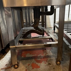 業務用二層シンクの画像