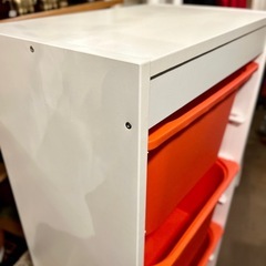 IKEA トロファスト 収納システム フレーム＋プラスチックボックス / IKEA TROFAST storage system frame plastic bins 衣類収納　引き出し　drawer ドロワー　イケアの画像