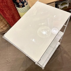 無印 無印良品 MUJI スチール ユニットシェルフ シェルフ 棚 ラック オープンシェルフ 花台 コーナーラック シンプル muji 検　ライトグレー　グレーの画像
