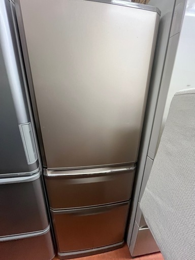 冷蔵庫三菱16年335L自動製氷機　仙台市内無料配達