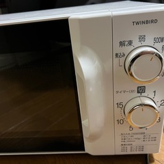 電子レンジ6ヶ月使用の画像