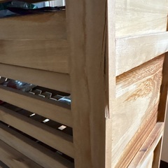 【決まりました】キャスター付き木製ワゴンの画像