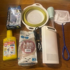 GEX水槽セット&
手作り水槽台の画像