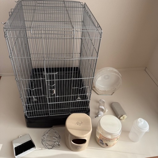 【無料配送も可】デグー・シマリス・モモンガ 豪華飼育セット一式（使用1年未満・美品ケージ）