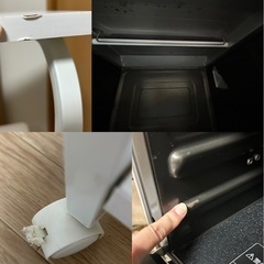 日立オーブンレンジとレンジ台の画像