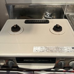 ガスコンロ 白  の画像