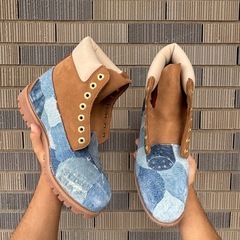 timberland midbrown denim remakeの画像