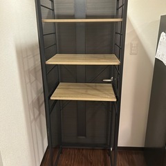 キッチンラック　アジャスター付き　棚高さ変更可　幅60cmの画像